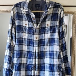 AEO slim fit flannel